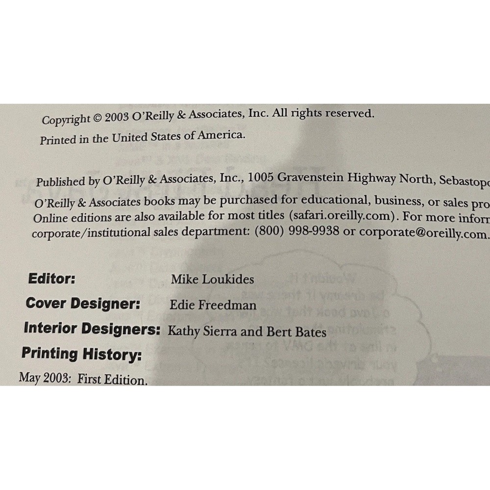 Head First Java O Reilly 2003 First Edition Your Brain On Java A Learners Guide - Picture 8 of 8